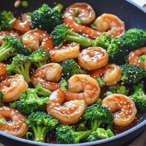 Honey Garlic Shrimp & Broccoli Quick and Tasty Dish