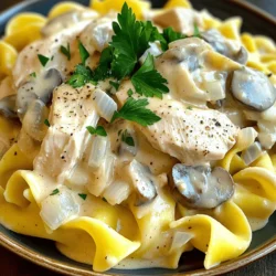 Creamy Chicken Stroganoff Easy Family Dinner Delight