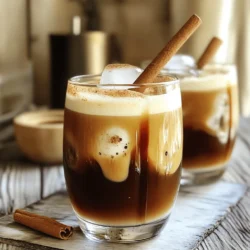 To make this tasty drink, you need some special ingredients. Here’s what you will need: - 1 cup coarsely ground coffee (cold brew blend) - 4 cups cold water - 1 tablespoon cinnamon - 3 tablespoons maple syrup - Nitro coffee infuser or whipped cream dispenser - Ice cubes - Cinnamon sticks (for garnish) These key ingredients create a rich and smooth flavor. The cold brew coffee gives you a strong base. The cinnamon adds a warm spice. The maple syrup brings a sweet touch that pairs well with coffee. You can make your drink even better by adding some optional ingredients. Here are a few ideas: - Vanilla extract - Nutmeg - Whipped cream These extras can change the taste to fit your mood. For a sweeter drink, add more maple syrup. If you like a spicier kick, try more cinnamon. To make your Cinnamon Maple Nitro Cold Brew, you will need some tools. Here’s a list: - Large bowl or pitcher for steeping - Fine mesh sieve or cold brew coffee maker for straining - Whisk for mixing the cinnamon and maple syrup - Nitro coffee infuser or whipped cream dispenser for adding nitrogen - Glasses for serving Having the right tools makes the process easier. They help you create a smooth and creamy coffee treat. With these ingredients and tools, you are ready to make a delicious drink using the Full Recipe. Start by mixing coffee and water. In a large bowl or pitcher, add 1 cup of coarsely ground coffee. Pour in 4 cups of cold water. Stir gently to mix. Cover the bowl or pitcher well. Place it in the fridge and let it steep for 12 to 24 hours. The longer you steep, the stronger the flavor. After steeping, strain the coffee using a fine mesh sieve. You will get smooth, concentrated cold brew. In a separate bowl, take 1 tablespoon of cinnamon. Add 3 tablespoons of maple syrup. Whisk the mixture until it is smooth. This adds a sweet, warm flavor to the cold brew. Once combined, pour the cinnamon-maple mix into the cold brew. Stir well to blend the flavors evenly. You want every sip to taste great! Now comes the fun part: infusing with nitrogen! Transfer your cinnamon-infused cold brew into a nitro coffee infuser or whipped cream dispenser. Follow the instructions that come with your device. This step gives your coffee a creamy, foamy texture. Fill glasses with ice cubes. Pour the nitro cold brew over the ice. It should look and feel rich and smooth. Finally, add a cinnamon stick for garnish. This adds a lovely aroma and flavor. Enjoy your Cinnamon Maple Nitro Cold Brew! To get the best flavor, brew your coffee for the right time. I suggest steeping your cold brew for 12 to 24 hours. The longer you steep, the stronger it gets. Start with 12 hours if you like a lighter taste. Go for 24 hours for a bold flavor. Experiment to find what you like best! Your drink should look as good as it tastes. Serve it in clear glasses to show off the creamy texture. Add ice cubes for a refreshing touch. Top it with a sprinkle of cinnamon for a nice look. A cinnamon stick as a garnish adds aroma and flair, making it perfect for sharing. Don't rush your cold brew. If you steep it for too little time, it won't taste right. Also, don't forget to strain well. Leaving coffee grounds will ruin the smoothness. Lastly, be careful with the nitro infusion. Too much nitrogen can cause it to overflow. Follow the instructions closely to avoid this mess. By keeping these tips in mind, you will create a delightful, tasty coffee treat that impresses every time! For more details, check the Full Recipe. {{image_2}} You can make your nitro cold brew even creamier with dairy alternatives. Almond milk adds a nutty taste. Oat milk creates a thick, smooth texture. Coconut milk gives a tropical twist. Use any of these options to match your taste. Each choice adds a unique flavor while keeping it creamy. Want to change the taste? Try adding vanilla, nutmeg, or chocolate. A dash of vanilla extract makes it sweeter and richer. Nutmeg adds warmth and spice, perfect for chilly days. Add cocoa powder for a chocolatey kick. Each option brings a new twist to your drink. Feel free to mix and match! On hot days, enjoy an iced version of this drink. Just follow the same steps, but pour it over more ice. This keeps the drink cool and refreshing. You can also blend it for a slushy texture. An iced cinnamon maple nitro cold brew is a treat that cools you down. To store leftover nitro cold brew, pour it into an airtight container. A glass jar works well. Seal it tightly to keep air out. Store it in the fridge. Use it within a couple of days for the best taste. Nitro cold brew stays fresh for about 3 days in the fridge. After this time, the flavors may fade. Avoid leaving it at room temperature. This helps keep it safe and tasty. If you notice any off smells, it’s best to toss it. You can reuse some ingredients from this recipe. For example, you can use leftover cinnamon and maple syrup in oatmeal or pancakes. If you have extra coffee grounds, try composting them. They make great fertilizer for plants! For the full recipe, check the section above. Nitro cold brew is cold coffee infused with nitrogen. This process makes the coffee creamy and smooth. It also gives it a frothy texture. You should serve it cold over ice. The taste is bold, yet soft on the palate. Nitro cold brew has a rich flavor from the cold brew method. The added nitrogen enhances the coffee experience, making it a special treat. You can still enjoy nitro cold brew without an infuser. Use a French press instead. First, follow the steps in the Full Recipe to make cold brew. After steeping, pour the cold brew into your French press. Next, press down the plunger quickly to create some foam. This mimics the nitro effect. Pour it over ice and enjoy your creamy coffee! Cinnamon and maple syrup add health perks to your nitro cold brew. Cinnamon can help lower blood sugar and reduce inflammation. It also has antioxidants that fight free radicals. Maple syrup is a natural sweetener with minerals, like zinc and manganese. It’s less processed than white sugar, making it a better choice. Enjoy this tasty drink knowing it has some health boosts! This blog post covered how to make Cinnamon Maple Nitro Cold Brew. You learned about key ingredients, tools, and safe storage. We walked through each step, from preparing the cold brew to infusing it with nitro. I shared tips to perfect your brew and avoid common mistakes. Finally, you have options to customize your drink easily. Enjoy making this tasty coffee at home! With practice, you'll create the perfect brew that suits your taste.