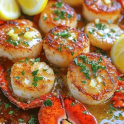 Easy Garlic Butter Lobster Scallops Flavorful Delight