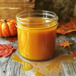 Sugar-free pumpkin spice syrup is a tasty blend made from pumpkin puree and spices. It offers a rich, warm flavor without added sugar. You can use it in coffee, smoothies, or desserts. This syrup is a great way to enjoy fall flavors all year long. It’s simple to make at home, and you can control the ingredients. The flavor is rich and aromatic with notes of pumpkin and warm spices. You taste hints of cinnamon, nutmeg, and cloves. I use erythritol as a sweetener. It has no calories and does not spike blood sugar. You can also try other sugar substitutes like stevia or monk fruit. Each alternative can change the taste slightly, so choose what you like best. You can find sugar-free pumpkin spice syrup in some stores. Look in the coffee or baking aisles. Prices can vary, but making it at home is often cheaper. The ingredients are easy to find and not expensive. For a detailed recipe, check out the Full Recipe section. Making your syrup lets you enjoy it fresh and customize it to your taste. - 2 cups water - 1 cup pure pumpkin puree - 1 tablespoon pumpkin pie spice - 1 teaspoon vanilla extract - ½ cup erythritol (or any preferred sugar substitute) - A pinch of salt Let’s break down these ingredients. First, water is the base. It helps mix everything well. Next, pure pumpkin puree gives that rich pumpkin flavor. It adds creaminess to your syrup. Pumpkin pie spice is key. It has cinnamon, nutmeg, and ginger. This spice mix brings warmth and depth. The vanilla extract adds sweetness. It works well with the pumpkin flavor. Erythritol is a great sugar option. It tastes sweet without the calories. You can use other sweeteners if you prefer. Lastly, a pinch of salt boosts the flavors. It helps round out the sweetness. This syrup is low in calories. Each serving has about 20 calories. The exact amount may vary based on the sweetener you choose. The recipe yields about 1.5 cups. That gives you about 12 servings. Each serving can enhance your morning coffee or pancakes. Enjoy the cozy flavors without the guilt! To start, gather all your ingredients. You will need: - 2 cups water - 1 cup pure pumpkin puree - 1 tablespoon pumpkin pie spice - 1 teaspoon vanilla extract - ½ cup erythritol (or any preferred sugar substitute) - A pinch of salt This simple list helps you stay organized. Measure everything out before you start. It makes the process smooth and fun. Now, let's cook! First, pour the water and pumpkin puree into a medium saucepan. Set the heat to medium. Stir the mix well until it blends nicely. Next, add the erythritol. Stir until it dissolves. This step is key for sweetness. Then, sprinkle in the pumpkin pie spice and a pinch of salt. Let the mixture simmer for about 10 minutes. This helps the flavors mix well together. After 10 minutes, take the saucepan off the heat. Add the vanilla extract and stir to combine. This adds a nice touch of flavor. Once your syrup is mixed, let it cool slightly. Then, strain it through a fine mesh sieve or cheesecloth into a clean glass jar or bottle. This step removes any solids, leaving you with smooth syrup. Allow the syrup to cool completely before sealing the jar. Store it in the refrigerator. It will keep well for up to two weeks. Enjoy your homemade syrup in coffee, tea, or on pancakes! {{image_2}} To make the best sugar-free pumpkin spice syrup, start with fresh ingredients. Use pure pumpkin puree for a richer flavor. Measure your sweetener carefully; too much can overpower the pumpkin taste. Stir often to avoid sticking. Cooking over medium heat ensures even blending. You can easily boost the flavor of your syrup. Add a bit of nutmeg or cinnamon for extra warmth. A splash of maple extract will give it a cozy aroma. For a creamier taste, mix in a little heavy cream after cooking. These simple tweaks can elevate your syrup to new heights. Straining is key for a smooth syrup. Use a fine mesh sieve or a cheesecloth to filter out solids. Pour slowly to avoid spills and make sure to press down to get all the liquid. If you want a thicker syrup, skip the straining step. This will leave more pumpkin texture in your final product. You can swap out erythritol for other sweeteners. Stevia is a great choice for low-calorie diets. Monk fruit sweetener also works well and adds a nice flavor. If you want a more natural option, honey or maple syrup can keep the sweetness but add some calories. Always check serving sizes when using different sweeteners. To change the flavor, try adding a pinch of nutmeg or ginger. These spices can give your syrup a nice twist. You could also add a splash of almond extract for a nutty flavor. For a chocolatey touch, stir in some cocoa powder. These fun additions can make your syrup unique. If your syrup is too thin, cook it longer to thicken. Use less water in the recipe for a thicker consistency. To adjust sweetness, taste as you go. Add more sweetener if you like it sweeter, but remember to mix well. Keep track of your changes for future batches. This way, you can make the perfect syrup every time. Yes, sugar-free pumpkin spice syrup is suitable for diabetics. It uses erythritol, a sugar substitute that does not spike blood sugar. This makes it a great choice for those who need to manage their sugar intake. Erythritol has fewer calories than regular sugar and is safe for most people. Homemade syrup lasts up to two weeks when stored correctly. After making the syrup, cool it down and pour it into a clean glass jar. Seal it tightly and keep it in the fridge. Always check for any changes in smell or color before using it. Yes, you can use this syrup in baking. It adds a rich pumpkin spice flavor to cakes, muffins, and cookies. Replace some sugar in your recipes with this syrup for a tasty twist. Just remember to adjust the liquid ingredients, so your batter stays balanced. Sugar-free pumpkin spice syrup is a tasty treat without the extra sugar. We explored its ingredients, cooking steps, and tips for perfecting it. You learned how to adjust flavors and find the right sweeteners. This syrup adds a fall twist to your favorite drinks and treats. With easy preparation and variations, you can make it just how you like. Try it in your coffee or desserts, and enjoy the rich flavor guilt-free. Making your own syrup can be fun and rewarding!