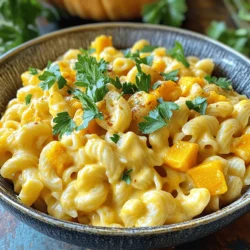 Slow Cooker Butternut Squash Mac and Cheese Delight