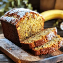 - 3 ripe bananas, mashed - 1/3 cup melted butter - 1 teaspoon baking soda - Pinch of salt - 3/4 cup brown sugar, packed - 1 large egg, beaten - 1 teaspoon vanilla extract - 1 cup all-purpose flour - 1/2 teaspoon cinnamon (optional) - 1/2 cup chopped walnuts or chocolate chips (optional) You can swap the brown sugar for white sugar if needed. Coconut sugar is another option. It adds a rich flavor. You can also use gluten-free flour blends. These blends work well in this recipe. If you want to avoid butter, try coconut oil or applesauce. Both can keep the bread moist. Each substitution changes the taste a bit, so have fun experimenting! 1. Start by preheating your oven to 350°F (175°C). This makes sure the oven is ready for baking. 2. Grease a 9x5-inch loaf pan or use parchment paper to line it. This helps the banana bread come out easily. 3. Take three ripe bananas and place them in a mixing bowl. Use a fork to mash them until smooth. 4. Add 1/3 cup of melted butter to the mashed bananas. Stir well until they mix completely. 5. Next, mix in 1 teaspoon of baking soda and a pinch of salt. This helps the bread rise and adds flavor. 6. Now, add 3/4 cup of brown sugar, 1 beaten egg, and 1 teaspoon of vanilla extract. Mix it all together until smooth. 1. In a separate bowl, combine 1 cup of all-purpose flour and 1/2 teaspoon of cinnamon if you like. 2. Gradually fold the dry mixture into the wet ingredients. Be gentle and avoid overmixing, or the bread will be tough. 3. If you want, fold in 1/2 cup of chopped walnuts or chocolate chips for extra flavor. 4. Pour the batter into the prepared loaf pan. Spread it evenly to ensure even baking. 5. Bake in the preheated oven for 60-65 minutes. Check if it’s done by inserting a toothpick into the center. If it comes out clean, it's ready. This process is simple and rewarding. You will soon enjoy a warm slice of banana bread that tastes just like Starbucks! To get the best banana bread, avoid overmixing. When you mix the flour, do it gently. Overmixing makes the bread tough. You want it to be soft and fluffy. Use ripe bananas for the best flavor. Look for bananas with brown spots. They are sweeter and mash easily. If your bananas are still yellow, let them sit a bit longer. You can even speed this up by placing them in a brown paper bag. This helps them ripen faster. Want to boost the flavor? Consider adding mix-ins. Chopped walnuts or chocolate chips are great choices. They add a nice texture and taste. You can also try dried fruits or even peanut butter. When serving, slice the banana bread warm. A pat of butter or a dollop of cream cheese makes it even better. For a special touch, sprinkle some powdered sugar on top. This makes your banana bread look fancy and inviting! {{image_2}} You can make your banana bread unique. Add fruits like blueberries or strawberries. They bright up the flavor and add fun texture. You might also try chocolate chips. They melt and mix well with the sweet bread. Experiment with spices to change the taste. Cinnamon adds warmth and a cozy feel. You can also try nutmeg or ginger for a little kick. Each spice brings its own twist to the classic recipe. If you want a vegan option, you can swap out eggs and butter. Use 1/4 cup of applesauce instead of an egg. This keeps the bread moist and sweet. For butter, try coconut oil or vegan butter. Both offer great flavor. You can also lower the sugar amount. Use 1/2 cup instead of 3/4 cup for a lighter taste. Adding nuts or seeds can boost nutrition. Chia seeds or flaxseeds work well and add healthy fiber. This way, you can enjoy banana bread that fits your needs. To keep your banana bread fresh, you have two main options: room temperature or refrigerator storage. - Room Temperature: Store banana bread in an airtight container or wrap it in plastic wrap. This keeps it moist and tasty for about 3 to 4 days. If the weather is warm, check for mold daily. - Refrigerator Storage: If you want it to last longer, put the bread in the fridge. It can stay fresh for up to a week this way. Just remember, the cold can make it a bit dry. - Freezing Instructions: For long-term storage, freeze banana bread. Wrap it tightly in plastic wrap, then in aluminum foil. This helps avoid freezer burn. It can last up to 3 months. When ready to eat, thaw it in the fridge overnight or on the counter for a few hours. When you want to enjoy banana bread again, reheating it right is key. - Tips for Reheating: To keep your banana bread moist, wrap it in a damp paper towel before heating. Microwave it for about 10-15 seconds. Check it often to avoid overheating. You can also heat it in the oven at 350°F (175°C) for about 10 minutes. - Serving Suggestions Post-Storage: Serve your banana bread warm with butter or cream cheese. A dusting of powdered sugar adds a sweet finish. You can also top slices with fresh fruits or a drizzle of honey for a fun twist. How do I know when banana bread is done? You can check if banana bread is done by using a toothpick. Insert it into the center of the bread. If it comes out clean, your bread is ready. If it has wet batter, bake for a few more minutes. Can I use frozen bananas? Yes, you can use frozen bananas! Just thaw them first. Once they are soft, mash them up like fresh bananas. This can make your bread even sweeter and more moist. What to do if banana bread is too dense? If your banana bread is too dense, you may have overmixed the batter. Mix gently when adding flour. Also, ensure your baking soda is fresh. If it's old, it may not rise well. Why is my banana bread turning out dry? Dry banana bread can happen if you bake it too long. Keep an eye on the time and check with a toothpick. You might also need more bananas or butter for moisture. How long can banana bread last? Banana bread can last for about 3-4 days at room temperature. If stored in the fridge, it can last up to a week. For long-term storage, freeze it for up to 3 months. Can I make banana bread without eggs? Yes, you can make banana bread without eggs! Use a flaxseed meal or applesauce as a substitute. Mix 1 tablespoon of flaxseed with 3 tablespoons of water for each egg. This works great! You now have a complete guide to making delicious banana bread. We covered the key ingredients, easy steps, and helpful tips. Whether you want to modify the recipe or store leftovers, you have all the options. Remember, banana bread is versatile and fun to make. Feel free to experiment with flavors and textures. Enjoy your baking journey and the tasty results. Your homemade banana bread will impress everyone!