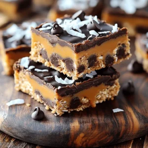 No-Bake Peanut Butter Chocolate Oat Bars Delight