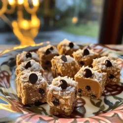 - 1 cup rolled oats - 1/2 cup natural peanut butter - 1/4 cup honey or maple syrup The main ingredients for these bites are simple. Rolled oats give us a great base. They add fiber and texture. Natural peanut butter brings in a rich flavor and healthy fats. Use a brand with no added sugar for the best taste. Honey or maple syrup adds sweetness and binds everything together. - 1/4 cup ground flaxseed - 1/2 cup dark chocolate chips - 1/4 cup shredded coconut You can customize your bites with optional ingredients. Ground flaxseed boosts nutrition. It adds omega-3 fatty acids and fiber. Dark chocolate chips give a sweet touch. They create a nice contrast with the peanut butter. Shredded coconut adds a tropical twist and chewiness. - 1/2 teaspoon vanilla extract - A pinch of sea salt Seasoning is key to enhancing flavors. Vanilla extract adds warmth and a lovely aroma. A pinch of sea salt balances the sweetness. It makes each bite more flavorful. A little goes a long way, so don't overdo it! First, grab a medium mixing bowl. Add 1 cup of rolled oats, 1/4 cup of ground flaxseed, and a pinch of sea salt. Mix them well. This step is key for a tasty bite. You want the salt to spread evenly for the best flavor. Next, take another bowl. Combine 1/2 cup of natural peanut butter, 1/4 cup of honey (or maple syrup), and 1/2 teaspoon of vanilla extract. Mix until it is smooth and creamy. This mixture brings sweetness and richness to the bites. Now, it’s time to combine the two mixtures. Pour the peanut butter mix into the dry ingredients. Stir until everything is well mixed. If you want extra flavor, fold in 1/2 cup of dark chocolate chips and 1/4 cup of shredded coconut. They add a fun texture and taste. Using your hands, scoop a small amount of the mixture. Roll it into bite-sized balls, about 1 inch wide. Place the formed bites on a parchment-lined tray. Refrigerate them for at least 30 minutes. This helps them firm up nicely. Enjoy these bites cold or at room temperature! To get the right mixture for No Bake Peanut Butter Oat Bites, start with dry ingredients. Mix the rolled oats, ground flaxseed, and sea salt well. This ensures even flavor. When adding wet ingredients, use natural peanut butter, honey, and vanilla extract. Mix until creamy. When you combine both mixtures, aim for a sticky but not wet consistency. If it feels too dry, add a bit more honey or peanut butter. The mixture should hold together when you form it into balls. To make perfect bite-sized balls, use your hands. Take a small scoop of the mixture, about one inch in size. Roll it gently in your palms until it forms a smooth ball. If the mixture sticks to your hands, wet your hands slightly with water. This helps the mixture glide better. Place the rolled bites on a parchment-lined tray. Make sure they are spaced out. This way, they won’t stick together as they chill. For an inviting look, arrange the bites on a decorative plate. You can sprinkle a few extra dark chocolate chips and shredded coconut on top. This adds a nice touch. If you're serving guests, consider using a cake stand for height. The bites will look even more appealing. You can also use small paper liners for each bite. This makes it easy for guests to grab one. {{image_2}} You can easily change the nut butter in this recipe. Almond butter works well if you want a different taste. Cashew butter can add a creamy touch. Each nut butter brings its own flavor and texture. Feel free to experiment and find what you like best. Adding seeds or dried fruits can make your bites even better. Chia seeds or sunflower seeds add a nice crunch. Dried cranberries or raisins bring sweetness and chewiness. You might also try spices like cinnamon or cocoa powder for extra flavor. The options are endless, so mix and match! If you want to make these bites vegan, swap honey for maple syrup. This keeps the taste while making it plant-based. To make them gluten-free, just check that your oats are certified gluten-free. These simple changes let everyone enjoy this tasty snack! To keep your no bake peanut butter oat bites fresh, store them in an airtight container. This helps keep moisture out and prevents them from getting hard. You can use glass or plastic containers with tight lids. Make sure the bites are cool before sealing them. This way, they stay tasty and ready for your next snack. These bites last about one week in the fridge. Place them in the container and store them on a shelf, not in the door. The door can be too warm. When you're ready to eat, just grab one! They taste great cold or at room temperature. You can freeze these bites for longer storage. Place them in a single layer on a baking sheet first. Freeze until firm, about an hour. Then transfer them to a freezer bag or container. This stops them from sticking together. They last up to three months in the freezer. To thaw, move them to the fridge for a few hours before eating. This keeps their taste and texture just right. Yes, you can substitute peanut butter. If you have nut allergies, use sunflower seed butter. This option tastes great and is safe for schools. You can also try soy nut butter or pumpkin seed butter. Each will give a unique flavor to your bites. These bites last about one week in the fridge. Store them in an airtight container for best results. You can also keep them at room temperature for a day or two. If you want to save them longer, freeze the bites. They can stay fresh for up to three months in the freezer. Absolutely! Adding protein powder is a great idea. You can mix in one or two scoops of your favorite powder. This will make your bites a perfect snack for workouts. Just ensure you adjust the liquid ingredients slightly to keep the mix balanced. We've covered how to make delicious bites using rolled oats, peanut butter, and honey. You can also personalize your treats with dark chocolate chips or coconut. Follow the easy steps for mixing and rolling to achieve the perfect texture. Don’t forget the storage tips to keep them fresh longer. Enjoy experimenting with flavors and variations. The options are endless! These bites can fit your diet and taste. Get creative and make these snacks your own. Happy snacking!