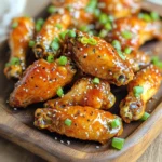 - 2 pounds chicken wings - 1/4 cup sweet chili sauce - 2 tablespoons soy sauce - 1 tablespoon honey - 1 teaspoon garlic powder - 1 teaspoon ginger powder - 1/2 teaspoon black pepper - 1/2 teaspoon salt - 1 tablespoon sesame seeds - 2 green onions, chopped When you make Air Fryer Sweet Chili Chicken Wings, you need fresh, quality ingredients. Start with 2 pounds of chicken wings. They are the star of this dish. Choose wings that are plump and juicy for the best taste. Next, grab 1/4 cup of sweet chili sauce. This sauce adds the perfect balance of sweetness and heat. It makes the wings stick to your taste buds. Add 2 tablespoons of soy sauce to enhance the flavor. The soy sauce brings a savory depth. It pairs well with the sweet chili. For a touch of sweetness, use 1 tablespoon of honey. Honey helps caramelize the wings as they cook. This gives them a beautiful, golden color. Now, let’s talk seasoning. You need 1 teaspoon of garlic powder and 1 teaspoon of ginger powder. These spices add a warm kick and complement the sweet chili sauce. Don’t forget the basics! Use 1/2 teaspoon of black pepper and 1/2 teaspoon of salt. These bring out all the flavors and make the wings pop. Finally, for garnishes, sprinkle 1 tablespoon of sesame seeds and 2 chopped green onions. They add color and a fresh crunch to your wings. With these ingredients, you create a flavor explosion in every bite. Enjoy the tasty mix of sweet, spicy, and savory! First, gather your sauce ingredients. In a large mixing bowl, combine: - 1/4 cup sweet chili sauce - 2 tablespoons soy sauce - 1 tablespoon honey - 1 teaspoon garlic powder - 1 teaspoon ginger powder - 1/2 teaspoon black pepper - 1/2 teaspoon salt Mix all these items well until they blend into a smooth sauce. Next, add 2 pounds of chicken wings to the bowl. Make sure each wing gets a nice coat of the marinade. For the best flavor, cover the bowl and let it marinate for at least 30 minutes. You can also refrigerate it for up to 2 hours for a deeper taste. Now, let’s get the air fryer ready. Set it to preheat at 375°F (190°C). Preheating is key for crispy wings. Make sure to give it a few minutes to reach the right temperature. This helps cook the wings evenly and gives them that perfect crunch. Once your air fryer is preheated, it’s time to cook. Carefully arrange the marinated chicken wings in a single layer in the air fryer basket. If you have too many wings, cook them in batches. This keeps them from overcrowding, which can prevent crispiness. Cook the wings for 25 to 30 minutes. Flip them halfway through to ensure they cook evenly on both sides. To check for doneness, look for a golden brown color and crispy skin. If they look good, remove them from the air fryer. Drizzle a little extra sweet chili sauce over them for that extra flavor boost. Lastly, sprinkle with sesame seeds and chopped green onions before serving. Enjoy your flavor explosion! To get crispy wings, do not overcrowd the basket. If you stack them, they steam instead of crisping up. Cook in batches if needed. For extra crunch, you can lightly coat them with cornstarch before cooking. This adds a nice texture and helps them crisp up. To boost the flavor, try adding more spices or herbs to the marinade. You can use paprika for smokiness or cayenne for heat. Feel free to mix in some fresh herbs, like cilantro. For a twist, switch up the sauce. Use barbecue sauce or a spicy sriracha blend for a new taste. Pair these wings with dips like ranch or blue cheese dressing. Fresh veggies, such as carrots and celery, make a great side. For a fun presentation, stack the wings on a platter with some colorful garnishes. Sprinkle extra sesame seeds and green onions on top for a pop of color. {{image_2}} You can switch up the flavor of your wings easily. Try using barbecue sauce instead of sweet chili sauce. This gives a smoky taste that is great for summer grilling. You can also go for a teriyaki glaze. It adds a nice sweet and savory touch. Both options make your wings stand out. Want more heat? Add chili flakes to your marinade. A little goes a long way. If you like it spicy, use a spicy chili sauce as your base. This can turn your wings into a fiery treat! Adjust the amount based on your spice tolerance. Cooking time can change based on wing size. If your wings are larger, add a few more minutes. For smaller wings, check them earlier. You want them crispy but tender. Adjusting the time helps you get the best texture for your taste. To keep your sweet chili chicken wings fresh, follow these steps: - Place wings in an airtight container. - Store them in the fridge for up to three days. - Use parchment paper to separate layers if you stack them. Keeping wings in a cool spot helps maintain their flavor. Remember to let them cool before sealing. For the best taste and texture, reheat wings like this: - Use the air fryer set at 350°F (175°C). - Heat for about 5 to 10 minutes. - Alternatively, you can use the oven at 350°F (175°C) for 10 to 15 minutes. To keep them crispy, avoid using the microwave. You want to retain that crunch! You can freeze wings both before and after cooking. Here’s how: - For uncooked wings, marinate them, then freeze in a single layer. - Wrap them tightly in plastic wrap and place in a freezer bag. If cooked, let them cool first. Store in an airtight container. To thaw, leave them in the fridge overnight. This keeps them tasty and safe! You should cook chicken wings in the air fryer for 25 to 30 minutes. This time ensures they become golden brown and crispy. Remember to flip the wings halfway through cooking. This helps them cook evenly and get that nice texture. Yes, you can use frozen chicken wings. However, you need to increase the cooking time by about 5 to 10 minutes. Make sure to check the wings for doneness. They should reach an internal temperature of 165°F (74°C) for safety. To marinate chicken wings, mix your marinade in a large bowl. Combine sweet chili sauce, soy sauce, honey, garlic powder, ginger powder, black pepper, and salt. Add the chicken wings and coat them well. Let them marinate for at least 30 minutes for the best flavor. You can tell chicken wings are fully cooked by checking their color and temperature. They should be golden brown and crispy. Use a meat thermometer to check if they reached 165°F (74°C) inside. This ensures they are safe to eat and deliciously juicy. This post covered how to make delicious air fryer chicken wings. You learned the main ingredients and how to marinate and cook them perfectly. Use tips for extra crispiness and variations for flavor. Store any leftovers safely and reheat them the right way. Remember, experimenting with sauces can bring new life to your wings. Enjoy making this tasty dish!