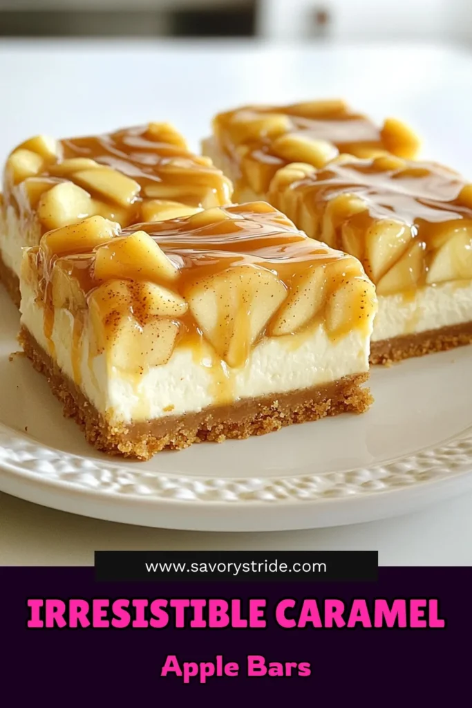 Indulge in the deliciousness of Caramel Apple Cheesecake Bars with this easy recipe! Perfectly creamy, with a graham cracker crust and a sweet caramel drizzle, these bars are a delightful treat for any occasion. Discover the secrets to baking these scrumptious bars that blend the warmth of apples and caramel with rich cheesecake flavor. Click to explore the full recipe and elevate your dessert game! #CaramelAppleCheesecake #DessertRecipes #BakingJoy #FallFlavors