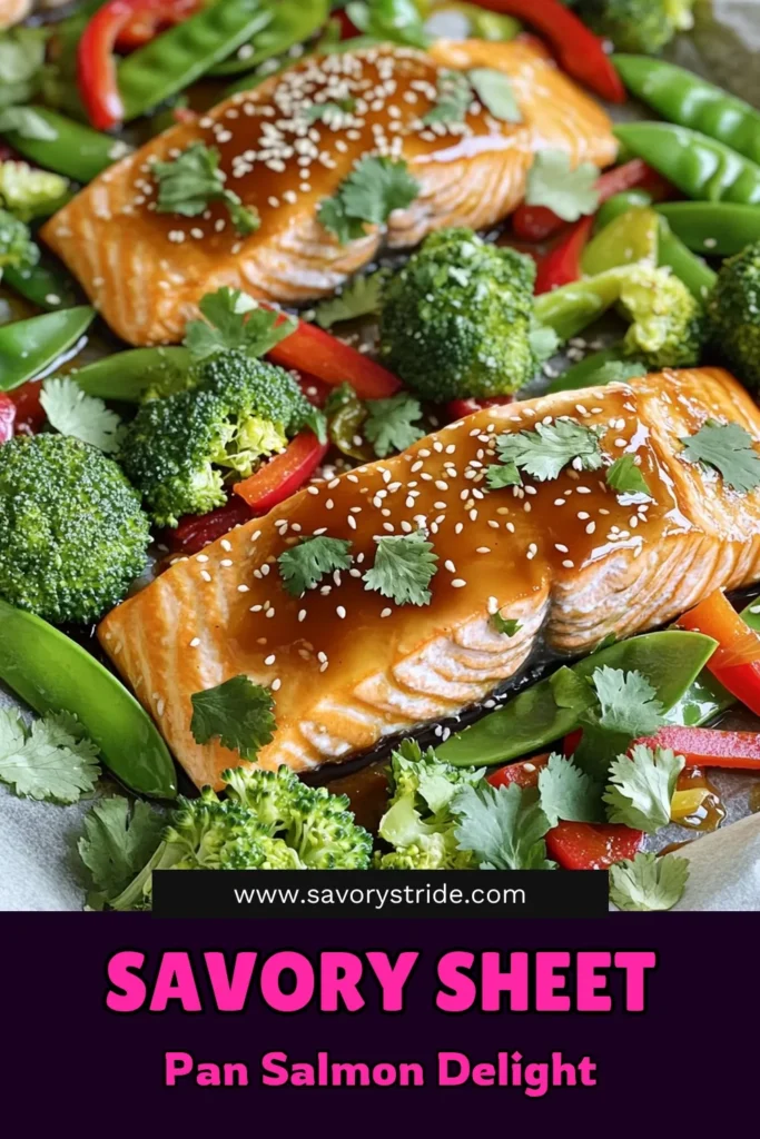 Discover the deliciousness of Sheet-Pan Honey Soy Salmon & Veggies! This easy recipe combines tender salmon fillets with vibrant veggies, all drizzled in a sweet and savory honey soy sauce. Ready in just 25 minutes, it's perfect for a quick weeknight dinner. Impress your family with this flavorful dish by clicking through to explore the full recipe and step-by-step instructions for a delightful meal!