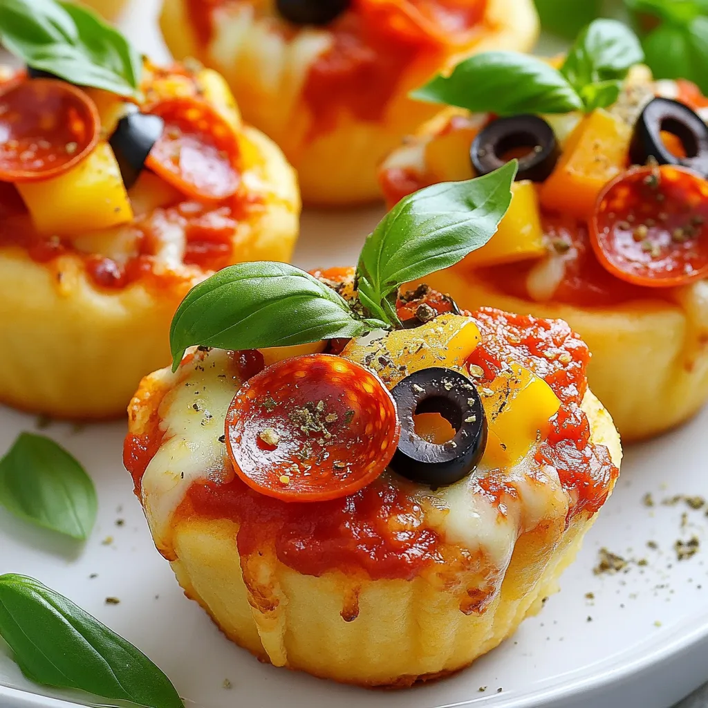 Pizza Cupcakes Delightful and Easy Recipe