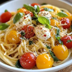 - 8 oz spaghetti or linguine - 2 tablespoons olive oil - 3 cloves garlic, minced - 1 teaspoon red pepper flakes (adjust to taste) - 1 cup cherry tomatoes, halved - 1 cup baby spinach - ½ cup ricotta cheese - ¼ cup grated Parmesan cheese - Zest of 1 lemon - Juice of ½ lemon - Salt and black pepper to taste - Fresh basil leaves for garnish When choosing pasta, opt for spaghetti or linguine. Both work well and cook quickly. Use fresh garlic for the best flavor. Mince it finely to release its oils. Select ripe cherry tomatoes; their sweetness shines in this dish. Baby spinach adds color and nutrients. Make sure to rinse it before use. For the cheeses, get good-quality ricotta and Parmesan for rich taste. If you need gluten-free pasta, use rice or corn-based options. For a lighter dish, swap ricotta for cottage cheese. You could also use feta for a tangy twist. If you dislike spice, skip the red pepper flakes. You can use regular tomatoes if cherry tomatoes are not available. Finally, try arugula instead of spinach for a peppery bite. {{ingredient_image_1}} Start by boiling a large pot of salted water. Use about 4 quarts of water for 8 ounces of spaghetti or linguine. Once the water boils, add the pasta. Cook it according to the package directions until it is al dente. This usually takes about 8 to 10 minutes. Remember to stir the pasta occasionally to prevent sticking. Before draining, reserve ½ cup of the pasta water. This starchy water will help bind the sauce later. Drain the pasta and set it aside while you prepare the sauce. In a large skillet, heat 2 tablespoons of olive oil over medium heat. This will help build a rich flavor. Add 3 cloves of minced garlic and 1 teaspoon of red pepper flakes. Cook these for about 1 minute until they smell great but do not brown. Next, add 1 cup of halved cherry tomatoes and a pinch of salt. Cook for 4 to 5 minutes, stirring often. You want the tomatoes to soften and release their juices. After that, add 1 cup of baby spinach. Cook for an additional 2 minutes until the spinach wilts down nicely. Now it's time to mix everything. Add the drained pasta to the skillet with the veggies. Pour in the reserved pasta water, the zest of 1 lemon, and the juice of ½ lemon. Toss everything together gently so each strand of pasta is coated. Remove the skillet from heat. Next, add dollops of ½ cup of ricotta cheese over the pasta. Sprinkle ¼ cup of grated Parmesan cheese on top. Stir gently to mix it well. Add salt and black pepper to taste. Serve the dish warm and garnish it with fresh basil leaves for a burst of color and flavor. Enjoy your midnight pasta delight! - Use pre-minced garlic for quick prep. - Chop cherry tomatoes while the pasta cooks. - Make this dish in under 20 minutes. - Cook pasta and sauce at the same time. - Add more lemon juice for zest. - Use fresh herbs like parsley or thyme. - Try different cheeses like feta or goat cheese. - Toast red pepper flakes in olive oil for more heat. - Serve in shallow bowls for style. - Top with fresh basil leaves. - Drizzle a little olive oil right before serving. - Sprinkle with extra Parmesan for a gourmet look. Pro Tips Use Fresh Ingredients: Fresh cherry tomatoes and baby spinach will enhance the flavor and texture of your pasta. Opt for seasonal produce whenever possible. Adjust Spice Level: The red pepper flakes can be adjusted to suit your heat preference. Start with a small amount and add more if you enjoy a spicier dish. Reserve Pasta Water: Always reserve some pasta water before draining. It’s a great way to adjust the sauce consistency and helps the sauce cling to the pasta. Garnish Thoughtfully: A drizzle of high-quality olive oil and a few fresh basil leaves on top not only enhance presentation but also add a burst of flavor right before serving. {{image_2}} You can change up the flavors of your Midnight Pasta. Try using different pastas like penne or fettuccine. Swap cherry tomatoes for sun-dried tomatoes for a rich taste. You can also add artichokes or olives for a salty kick. Adding capers gives a zesty twist. Experiment with herbs like oregano or thyme for unique flavors. Each swap makes the dish your own. To make Midnight Pasta vegan, skip the ricotta and Parmesan. You can use vegan cheese or nutritional yeast instead. These choices still give a creamy taste. Use olive oil and vegetable broth for more depth. For extra flavor, add a squeeze of lemon or use a touch of coconut cream. This way, you keep it plant-based and still delicious. Want to add protein? Chicken, shrimp, or tofu work great. For chicken, cook it in the skillet before adding garlic. Cook until golden brown and then add your herbs and tomatoes. For shrimp, add them after the garlic until they turn pink. If you prefer tofu, use firm tofu. Cook it until crispy, then mix it with your pasta. Each protein brings a new taste and texture to the dish. To store your Midnight Pasta, let it cool first. Use an airtight container. This keeps the pasta fresh. Place it in the fridge for up to three days. Make sure to cover it well to avoid drying out. When you’re ready to eat your leftovers, reheat with care. Use a skillet over low heat. Add a splash of water or olive oil to keep it moist. Stir often until heated through. You can also use a microwave. Just cover the dish to keep moisture in. Heat in short bursts, stirring in between. You can freeze Midnight Pasta for later. First, let it cool completely. Divide it into portions and place in freezer bags. Squeeze out excess air to avoid freezer burn. Label the bags with dates. It can last up to three months in the freezer. To enjoy, thaw overnight in the fridge before reheating. Midnight Pasta is a quick and tasty dish. It comes together in about 20 minutes. This recipe uses simple ingredients like garlic, cherry tomatoes, and spinach. The flavors blend well, making it comforting and satisfying. Perfect for late-night cravings, it’s also light enough for any meal. Yes! You can easily make this dish gluten-free. Use gluten-free spaghetti or linguine. Many brands offer great options that taste just as good. The cooking steps remain the same. Just be sure to check the gluten-free pasta’s cooking time. You can adjust the spice level in this dish. If you like heat, add more red pepper flakes. For a milder taste, reduce the amount or skip it altogether. You can also add fresh chopped chili for a different flavor. There are many cheese options for this pasta. You can use feta for a tangy twist. Goat cheese adds creaminess and a unique taste. Mozzarella gives a nice stretch and mild flavor. Try different cheeses to find your favorite! Midnight pasta is simple to make and full of flavor. We explored key ingredients, prep tips, and substitutions. Next, we covered step-by-step cooking methods and shared helpful tips to save time and enhance flavor. You can also try exciting variations, including vegan options and proteins like chicken or tofu. Lastly, proper storage ensures your leftovers stay fresh. Enjoy making this dish your own, and remember, cooking can always be fun!
