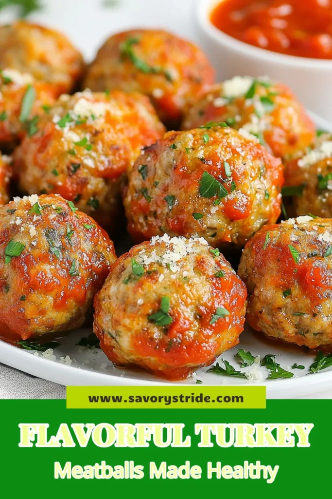 Discover the delicious and nutritious world of healthy turkey meatballs with this easy baked turkey meatballs recipe! Packed with flavor and simple ingredients, these ground turkey recipes are perfect for any meal. Enjoy low calorie meatballs made with whole wheat breadcrumbs for a wholesome twist. Perfect for family dinners or meal prep, these juicy meatballs are a must-try. Save this recipe for your next healthy feast! #HealthyEating #TurkeyRecipes #MealPrep #HealthyMeatballs