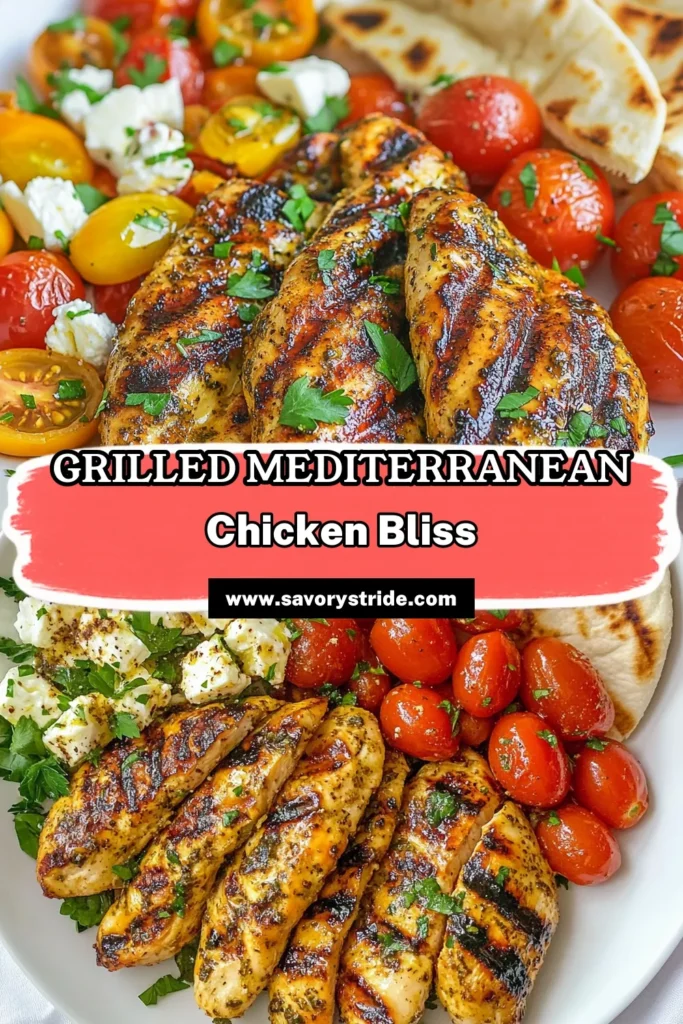 Discover the amazing flavors of Mediterranean chicken tenders with this easy Mediterranean recipe! Marinated in creamy yogurt for a tender, juicy bite, these healthy chicken recipes are perfect for grilling. Enjoy these grilled chicken tenders with a fresh salad and warm pita for a complete meal. Ready to tantalize your taste buds? Try this delicious dish today! Save for later! #MediterraneanChickenTenders #HealthyEating #GrilledChicken #EasyRecipes