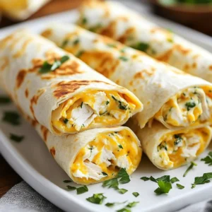 Cheesy Garlic Chicken Wraps Simple Flavorful Meal