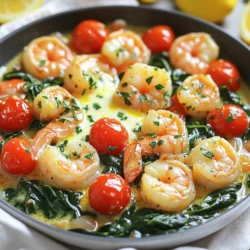 To make a tasty Garlic Butter Shrimp Skillet, you need the following ingredients: - 1 lb large shrimp, peeled and deveined - 4 tablespoons unsalted butter - 4 cloves garlic, minced - 1 tablespoon fresh lemon juice - 1 teaspoon smoked paprika - ½ teaspoon red pepper flakes (adjust to taste) - 1 cup cherry tomatoes, halved - 2 cups baby spinach - Salt and pepper to taste - Fresh parsley, chopped (for garnish) - Lemon wedges (for serving) These ingredients create a rich, buttery flavor that pairs perfectly with shrimp. You can boost the dish with some optional ingredients. Here are a few ideas: - Fresh herbs like basil or cilantro - A splash of white wine for depth - A pinch of cayenne for extra heat - Grated Parmesan cheese for a creamy touch These extras can add a unique twist to your shrimp skillet, making it even more special. Not all ingredients are a must. Here are some swaps if you're missing something: - Use olive oil instead of butter for a lighter option. - Swap shrimp for chicken or tofu if desired. - Cherry tomatoes can be replaced with diced bell peppers. - Spinach can be changed to kale or arugula for a different green. These substitutions let you customize the dish to your taste while keeping it simple. First, grab a large skillet. Place it on the stove over medium heat. Add 2 tablespoons of unsalted butter. Let it melt until it bubbles. Now, take 4 cloves of garlic and mince them finely. Once the butter is hot, add the minced garlic. Sauté it for about 1 minute. You want it to smell great but not burn. Next, sprinkle in 1 teaspoon of smoked paprika and ½ teaspoon of red pepper flakes. Cook this mix for 30 seconds. This step adds a nice flavor kick. Now, it's time for the shrimp. Take 1 pound of large shrimp, peeled and deveined. Add the shrimp to your skillet. Season them with salt and pepper. Cook the shrimp for about 2 to 3 minutes on each side. You’ll know they are done when they turn pink and opaque. Once cooked, remove the shrimp from the skillet and set them aside on a plate. In the same skillet, add the remaining 2 tablespoons of butter. Toss in 1 cup of halved cherry tomatoes. Cook for about 2 minutes until they soften. Next, add 2 cups of baby spinach. Stir and cook until the spinach wilts, which takes about 1 to 2 minutes. Now, return the shrimp to the skillet. Pour in 1 tablespoon of fresh lemon juice. Toss everything together to mix well. Cook for 1 more minute to warm everything through. Finally, taste your dish. Adjust any seasoning as needed. Remove it from the heat and garnish with fresh parsley. Serve it hot, with lemon wedges on the side. Enjoy your meal! When choosing shrimp, look for large, firm ones. Fresh shrimp should smell like the ocean, not fishy. Their shells should be shiny and clean. If you buy frozen shrimp, check for no signs of frost. Frost means they may have been thawed and refrozen. Always go for shrimp that are peeled and deveined for convenience. To boost the garlic butter flavor, use fresh garlic. Fresh garlic gives a bright taste that dried garlic can’t match. Add a pinch of smoked paprika for a subtle smokiness. A squeeze of fresh lemon juice adds zest. You can also toss in some herbs like thyme or basil for extra depth. Overcooked shrimp become tough and rubbery. Cook shrimp just until they turn pink and opaque. This usually takes only 2-3 minutes on each side. Keep an eye on them while cooking. Remove them from heat as soon as they are done. Remember, they will continue to cook a bit after you take them off the stove. {{image_2}} If you love heat, make a spicy garlic butter shrimp skillet. Add more red pepper flakes for extra kick. You can also use diced jalapeños for fresh heat. This change gives the dish a bold flavor. The shrimp will shine through the spice. Want to make your meal healthier? Add veggies! Bell peppers, zucchini, or broccoli work well. Chop them up and toss them in with the shrimp. Cook until they soften yet stay crisp. This adds color and nutrients to your dish. Need gluten-free or low-carb options? Use cauliflower rice instead of regular rice. This change keeps your meal light and flavorful. You can also serve the shrimp on a bed of leafy greens. This makes for a tasty and healthy meal. To store leftover garlic butter shrimp, let it cool. Place it in an airtight container. This keeps the shrimp fresh for later. You can store it in the fridge for up to three days. Make sure to keep it sealed well to avoid any strong odors. When you're ready to eat your leftover shrimp, reheat it gently. You can use a skillet over medium heat. Add a splash of water or broth to help steam the shrimp. This will keep it moist. Stir often and heat until warm. Avoid using high heat, as this can overcook the shrimp. The shelf life of garlic butter shrimp in the fridge is about three days. If you want to keep it longer, freezing is a great option. Place the shrimp in a freezer-safe bag or container. Remove as much air as you can before sealing. It can last in the freezer for up to three months. To thaw, move it to the fridge overnight before reheating. Yes, you can use frozen shrimp. Just thaw them first. Place them in cold water for about 10 minutes. Once thawed, pat them dry before cooking. This helps them sear better and avoids excess water in the skillet. You can serve Garlic Butter Shrimp Skillet with: - Cooked rice, for a filling meal - Pasta, to soak up the garlic butter - Crusty bread, to mop up the sauce - A fresh salad, for a light side Each option adds a unique taste and texture. The spice level depends on how much you add. A half teaspoon gives a mild heat. If you want more spice, add extra red pepper flakes. Always taste as you go. This way, you can adjust to your liking. You now know how to create a delicious garlic butter shrimp skillet. We discussed key ingredients, helpful tips, and tasty variations. It's easy to cook shrimp just right and enhance their flavor. Remember to select fresh shrimp for the best taste. Storing and reheating leftovers is simple, too. Try different spices or veggies for fun twists. This dish is quick, tasty, and sure to please. Enjoy making this meal and share it with others!