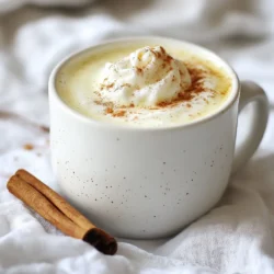 - 2 cups milk (whole or your preferred plant-based alternative) - 1 tablespoon loose black tea (or 2 black tea bags) - 1 tablespoon vanilla extract - 1 teaspoon ground cinnamon - 2 tablespoons honey or maple syrup (adjust to taste) - 1/4 teaspoon nutmeg (optional) - Whipped cream (optional, for topping) - Cinnamon sticks (for garnish) To make Fluffy Vanilla Cinnamon Milk Tea, you need the right ingredients. First, choose your milk. Whole milk gives a rich taste, but plant-based options work well too. Almond or oat milk can add a nice twist. Next, pick your tea. Loose black tea adds depth, but tea bags are convenient. Both options will give you great flavor. For sweetness, I prefer honey or maple syrup. They mix well and add a lovely taste. Adjust the amount based on how sweet you like your drink. Now for flavoring! Vanilla extract adds warmth, while ground cinnamon gives a cozy feel. A pinch of nutmeg can elevate the drink, but it's optional. Finally, toppings make it fun! Whipped cream adds a creamy layer, and a cinnamon stick looks lovely. This drink is not just tasty; it’s also a treat for the eyes. Enjoy making it! {{ingredient_image_1}} To start, heat the milk in a small saucepan over medium heat. Stir gently as it warms up. You want the milk hot, but not boiling. Scorching the milk can ruin the flavor. Keep an eye on it to avoid this. Next, we need to steep the tea. If you use loose black tea, add one tablespoon to the hot milk. If you have tea bags, use two bags instead. Let the tea steep for five minutes. If you used loose tea, strain the leaves out after steeping. This step ensures a smooth drink. While the tea is steeping, it's time to add some flavor. Add one tablespoon of vanilla extract and one teaspoon of ground cinnamon to the milk. Sweeten it with two tablespoons of honey or maple syrup. Adjust the sweetness to your taste. If you like, you can add a pinch of nutmeg for extra warmth. For that fluffy texture, we need to froth the milk. You can use a milk frother for this. If you don’t have one, a whisk works too! Whisk vigorously until you see froth appear. This step adds a fun, light texture to your drink. Now, pour the warm, flavored milk into a cup. Fill it about three-quarters full. If you want, top it with a dollop of whipped cream. A sprinkle of cinnamon on top adds a nice touch. Finally, add a cinnamon stick for an extra flavor boost. Enjoy your delightful Fluffy Vanilla Cinnamon Milk Tea! To get that perfect fluffy texture, frothing is key. You can use a milk frother, which works wonders. If you don't have one, a whisk will do. Just whisk the milk quickly to create air bubbles. This makes your drink light and creamy. Adjusting sweetness is also important. Start with the suggested amount of honey or maple syrup. After tasting, you can add more if you want it sweeter. This way, you can make it just right for your taste. If you want a healthier drink, consider low-calorie sweeteners like stevia or monk fruit. These can help cut down on sugar but still taste good. Using plant-based milk is another great choice. Almond, oat, or soy milk can add different flavors. Plus, they often have fewer calories than whole milk. You can spice up your tea with extra flavors. Try adding a pinch of ginger or cardamom for a fun twist. These spices can give your drink a unique taste. For toppings, think beyond whipped cream. Try a sprinkle of cocoa powder or a drizzle of caramel. You can even add chopped nuts for some crunch. These little changes can make your drink even more special. Pro Tips Use Fresh Ingredients: For the best flavor, opt for fresh loose black tea instead of tea bags if possible. Adjust Sweetness to Taste: Experiment with honey and maple syrup to find the perfect balance of sweetness for your palate. Froth for Texture: A milk frother or vigorous whisking creates a delightful frothy top, enhancing the overall experience. Garnish Creatively: Try adding different spices like cardamom or a drizzle of caramel for a unique twist on this classic drink. {{image_2}} You can make a dairy-free Fluffy Vanilla Cinnamon Milk Tea. To do this, choose the right plant-based milk. Here are some great options: - Almond milk - Oat milk - Coconut milk - Soy milk Each option gives a unique taste. Almond milk adds a nutty flavor, while oat milk is creamy. Coconut milk gives a tropical twist. Soy milk offers a rich texture. Do you want to spice things up? You can try different spices. Here are some ideas: - Cardamom - Ginger - Cloves These spices can change the taste. Cardamom adds warmth, while ginger gives a fresh kick. Cloves bring a sweet, aromatic flavor. You can also add more flavors. Try these: - Chocolate syrup for a sweet treat - Almond extract for a nutty taste These extras will make your tea special. Want to enjoy this drink cold? Making an iced version is easy. Follow these steps: 1. Brew your tea as usual. 2. Let it cool to room temperature. 3. Fill a glass with ice. 4. Pour the cooled tea over the ice. 5. Add your flavored milk on top. Adjust the milk amount to your liking. You might need more milk to keep it creamy. Enjoy your refreshing iced treat! To keep your Fluffy Vanilla Cinnamon Milk Tea fresh, store leftovers in a safe way. Pour any extra tea into a clean container. Glass jars or BPA-free plastic containers work well. Make sure to seal the lid tightly. This helps keep flavors intact and prevents spills. When it's time to enjoy your tea again, gently reheat it. You can use a small pot on the stove. Heat it on low to avoid burning. Stir often while warming. If you prefer, a microwave works too. Just heat in short bursts, about 30 seconds at a time. This way, you keep the texture and flavor smooth. If it gets too thick, add a splash of milk to loosen it up. Enjoy your cozy drink! Fluffy Vanilla Cinnamon Milk Tea is a warm drink that combines rich flavors. It includes milk, black tea, vanilla, and cinnamon. The taste is creamy and sweet, with a hint of spice. This tea feels cozy and comforting, perfect for any time of day. Yes, you can use sugar as a sweetener. If you want it sweeter, add more sugar to taste. You can also use brown sugar for a richer flavor. Other options include agave syrup or stevia. Each sweetener will change the flavor a bit, so try what you like best. To make Fluffy Vanilla Cinnamon Milk Tea vegan, use plant-based milk. Almond, soy, or oat milk work well. Replace honey with maple syrup or agave syrup. Make sure all your ingredients are plant-based. This way, you can enjoy a delicious drink without animal products. Cinnamon has many health benefits. It can help lower blood sugar and reduce inflammation. It also has antioxidants that are good for you. Vanilla can improve mood and has calming effects. Together, these ingredients make a tasty and healthy drink. Yes, you can easily double or triple the recipe. Just keep the same ratios for all the ingredients. Use a larger pot to heat the milk and steep the tea. This way, you can share the deliciousness with friends or family. You can craft a delicious Fluffy Vanilla Cinnamon Milk Tea with some simple steps. Start with your choice of milk and tea, then mix in sweeteners and flavorings. I outlined tips for the perfect texture and ways to make it healthier. Explore variations to keep it exciting, or try serving it iced. Remember, storing leftovers properly helps retain flavor. Enjoy this cozy drink anytime; it’s easy and fun to make! Dive into the world of flavors, and let this tea warm your heart.