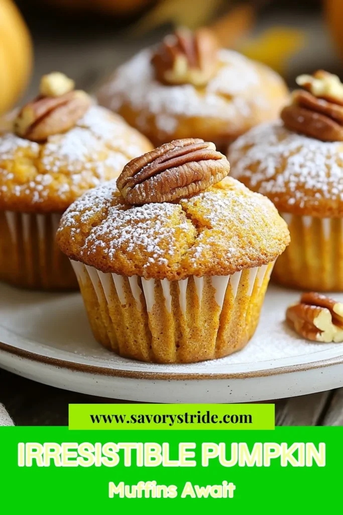 Discover the ultimate pumpkin muffins recipe with our easy pumpkin muffins! These moist pumpkin muffins are packed with flavors, featuring delicious cinnamon and spices. Whip up a batch of these cinnamon pumpkin muffins that are perfect for any occasion. Add in walnuts or chocolate chips for a tasty twist. Get the recipe now and enjoy a delightful treat! Save this for later! #PumpkinMuffins #EasyPumpkinMuffins #MoistPumpkinMuffins #PumpkinSpiceMuffins