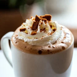 To make Hot Spiced Gingerbread Coffee, start with 2 cups of strong brewed coffee. You can use any method you like, such as drip or French press. The stronger the coffee, the better it holds up against the spices. You will need 1/2 cup of milk or a dairy alternative. Almond milk or oat milk works well if you want a lighter option. Heat the milk with the spices to create a rich and creamy blend. This recipe shines with its warm spices. Gather these items: - 1 tablespoon molasses - 1 teaspoon ground ginger - 1 teaspoon ground cinnamon - 1/2 teaspoon ground nutmeg - 1 tablespoon brown sugar (add more for sweetness) - 1/2 teaspoon vanilla extract These spices give the coffee its cozy flavor. Top your drink with whipped cream and crushed ginger snap cookies for a fun garnish. Enjoy the mix of spice and sweetness. {{ingredient_image_1}} To start, brew two cups of strong coffee. Use your favorite method, like a drip coffee maker or a French press. Strong coffee gives this drink its bold flavor. I like to use a dark roast for a rich taste. Make sure to keep it hot while you prepare the rest. Next, grab a small saucepan. Over medium heat, mix 1/2 cup of milk with 1 tablespoon of molasses. Add in 1 teaspoon of ground ginger, 1 teaspoon of ground cinnamon, and 1/2 teaspoon of ground nutmeg. Sprinkle in 1 tablespoon of brown sugar and 1/2 teaspoon of vanilla extract. Stir this mixture well until it heats up, about 3 to 5 minutes. Be careful not to let it boil. If you want a frothy finish, use a frother or whisk to froth the milk. In a large mug, pour 1 cup of your brewed coffee. Slowly add the spiced milk mixture on top. Stir gently to blend the flavors. For a sweet touch, top with whipped cream. To finish, sprinkle crushed ginger snap cookies on top for a crunchy bite. Enjoy your hot spiced gingerbread coffee right away for the best taste! To make the best hot spiced gingerbread coffee, start with strong coffee. Brew it using your favorite method. I love using a French press for rich flavor. Next, mix the milk and spices well. Heat them gently. This helps blend the flavors. Taste the mixture before adding it to the coffee. You can adjust the sweetness. Add more brown sugar if you like it sweeter. The spices should warm your senses. If you want a stronger spice flavor, add more ginger or cinnamon. Frothing milk makes your coffee feel rich and smooth. After heating the milk mixture, froth it to add air. You can use a handheld frother, blender, or whisk. Just be careful not to boil the milk. Frothing adds a fun and creamy texture. It makes your drink even more inviting. If you don’t have a frother, no worries! You can just whisk it vigorously. This will still create some foam for a nice touch. Garnishing is where you can get creative! Top your coffee with a nice swirl of whipped cream. This adds sweetness and creaminess. For a crunchy texture, sprinkle crushed ginger snap cookies on top. You can also use a dash of cinnamon or nutmeg for extra flavor. If you like chocolate, a drizzle of chocolate sauce works well too. These simple additions make your drink look and taste amazing! Pro Tips Use Fresh Spices: Freshly ground spices enhance the flavor of your coffee, making it more aromatic and flavorful. Adjust Sweetness to Taste: Feel free to adjust the amount of brown sugar based on your preference for sweetness. Experiment with Milk Alternatives: Different milk alternatives like oat, almond, or coconut can add unique flavors to your coffee. Froth for Texture: Frothing the milk mixture adds a delightful texture that enhances the overall drinking experience. {{image_2}} If you want a dairy-free Hot Spiced Gingerbread Coffee, you have choices. Use almond milk, coconut milk, or soy milk instead of regular milk. Each option gives its unique taste while keeping the drink creamy. Almond milk adds a nutty flavor. Coconut milk gives a rich texture. Soy milk is thick and smooth. Choose what you like best for a cozy experience. Adjusting sweetness is easy. If you prefer it sweeter, add more brown sugar or molasses. Start with one extra teaspoon and taste. If you want less sweetness, use less sugar or even skip it. You can also try honey or maple syrup as natural sweeteners. These options can change the taste while keeping it delicious. You can customize your Hot Spiced Gingerbread Coffee with fun flavors. Try adding a dash of cardamom for a warm, spicy kick. You can also use pumpkin spice instead of ginger and cinnamon for a fall twist. If you love chocolate, add a splash of chocolate syrup or cocoa powder. Each mix will make your drink special and fun to try! If you have extra Hot Spiced Gingerbread Coffee, you can store it in the fridge. Pour it into a clean container. Make sure the lid is tight. It will stay fresh for up to two days. If it sits longer, the taste may change. To reheat your coffee, pour it into a pot. Use low heat on the stove. Stir often to keep it smooth. You can also use a microwave. Heat in 30-second bursts, stirring in between. Be careful not to let it boil. To keep your ingredients fresh, store spices in a cool, dark place. Use airtight containers for your molasses and sugar. Milk should stay in the fridge. Check the expiration dates often. Fresh ingredients make a big difference in flavor. Hot Spiced Gingerbread Coffee is a warm drink that mixes strong coffee with cozy spices. It brings flavors like ginger, cinnamon, and nutmeg together. This drink is perfect for chilly days and festive moods. You brew strong coffee and blend it with spiced milk. The result is a rich, warming drink topped with whipped cream and ginger snap cookies. Yes, you can use instant coffee for this recipe. Just follow the package instructions to make a strong brew. However, the taste might change a bit. Freshly brewed coffee offers a richer flavor. Instant coffee is quick and easy, so use what you have on hand. You can make parts of this drink ahead of time. Brew the coffee and store it in the fridge. The spiced milk can also be made in advance. Just heat it up when you are ready to serve. Mixing it all together is best done right before serving for the best taste. You can garnish your coffee with many fun toppings. Consider adding chocolate shavings or a sprinkle of cocoa powder. A dash of extra cinnamon or nutmeg also works well. You can even use caramel drizzle for a sweeter touch. Get creative and make it your own! Hot spiced gingerbread coffee is a delicious drink that warms you up. We covered the key ingredients, how to brew the perfect cup, and tips for a great experience. Don’t forget the tasty variations and storage tips to enjoy your drink longer. Try every addition and adjust to your taste. Your hot spiced gingerbread coffee will be a unique delight. Enjoy your cozy drink time!